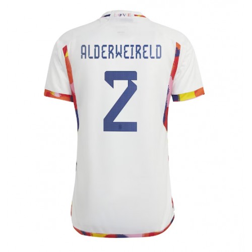 Pánský Fotbalový dres Belgie Toby Alderweireld #2 MS 2022 Venkovní Krátký Rukáv